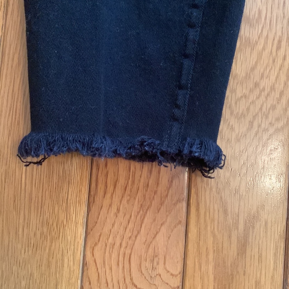 HUE Distressed Jeans (Black) - Picture 7 of 13